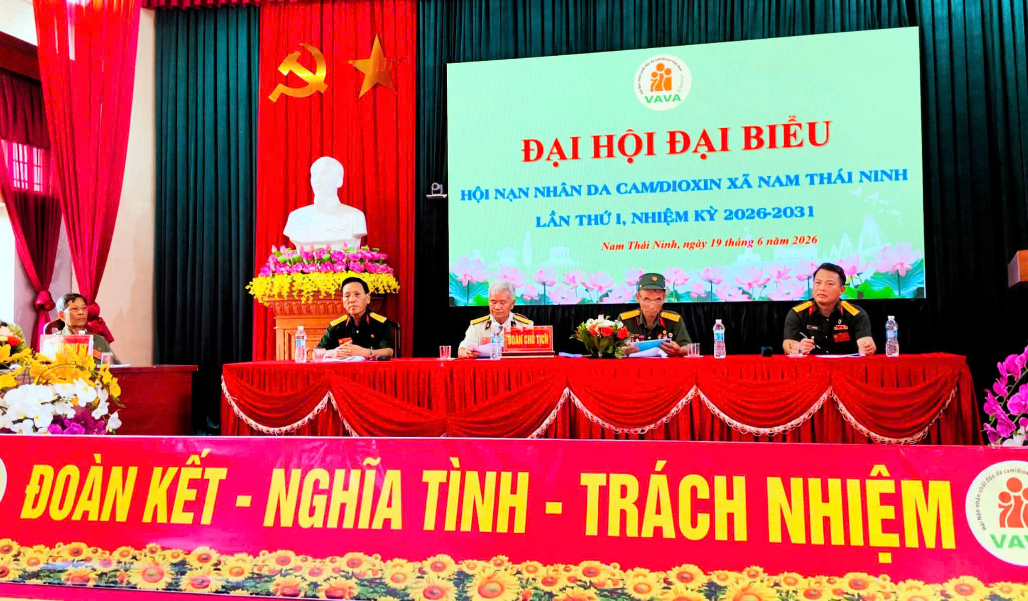 HỘI NẠN NHÂN CHẤT ĐỘC DA CAM/DIOXIN XÃ NAM THÁI NINH TỔ CHỨC ĐẠI HỘI ĐẠI BIỂU LẦN THỨ I, NHIỆM KỲ 2026 - 2031