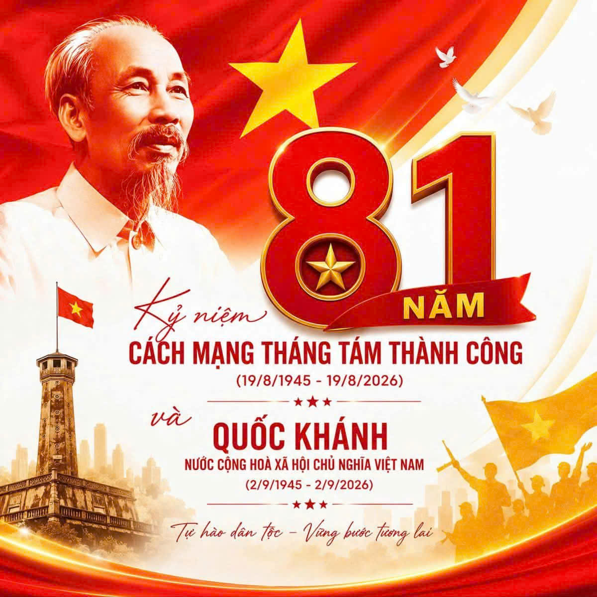 KỶ NIỆM 81 NĂM NGÀY QUỐC KHÁNH NƯỚC CỘNG HÒA XÃ HỘI CHỦ NGHĨA VIỆT NAM  (02/9/1945 - 02/9/2026)