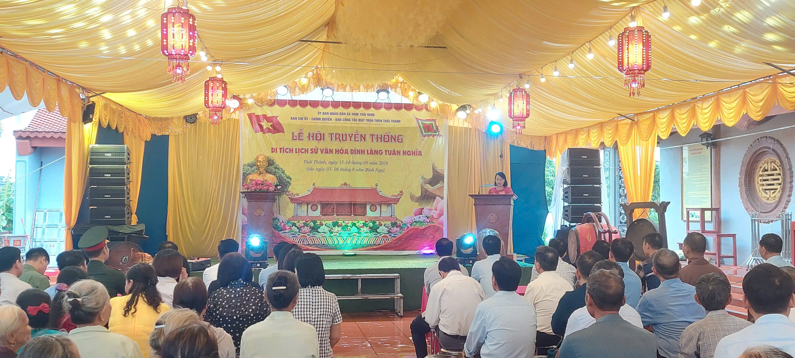 KHAI MẠC LỄ HỘI TRUYỀN THỐNG ĐÌNH LÀNG TUÂN NGHĨA, THÔN THÁI THÀNH, XÃ NAM THÁI NINH