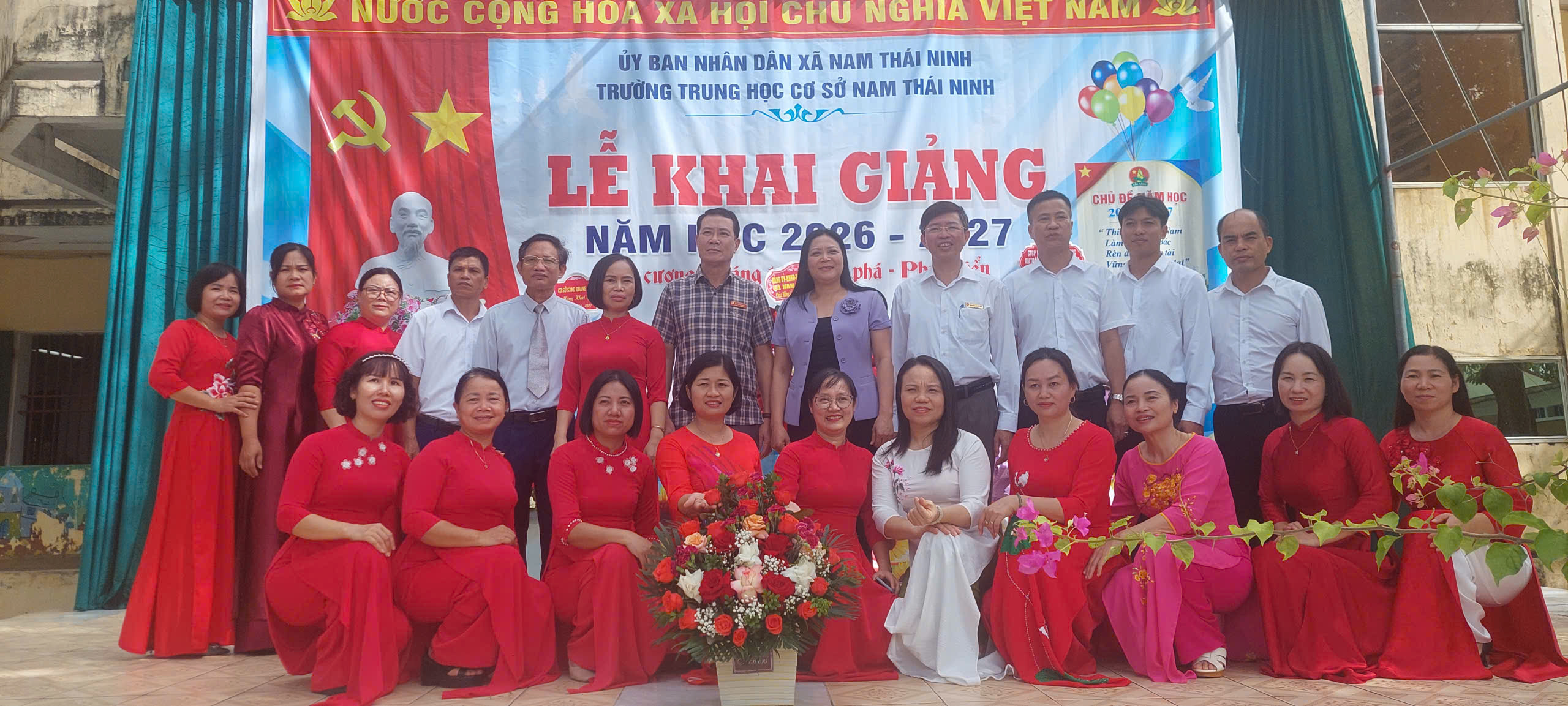 XÃ NAM THÁI NINH TƯNG BỪNG KHAI GIẢNG NĂM HỌC MỚI  2026–2027