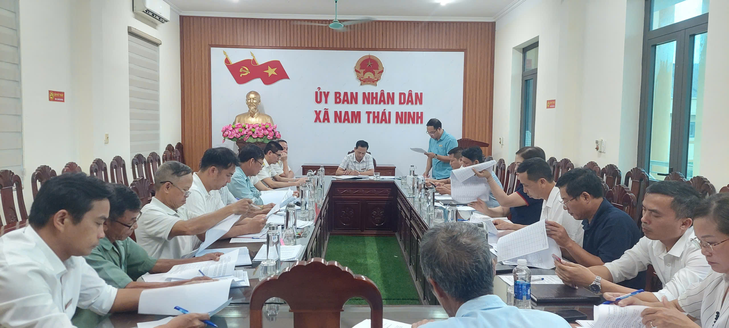 Xã Nam Thái Ninh tổ chức Hội nghị triển khai Kế hoạch rà soát, làm sạch và  chuẩn hóa dữ liệu đăng ký hộ kinh doanh, hợp tác xã năm 2026