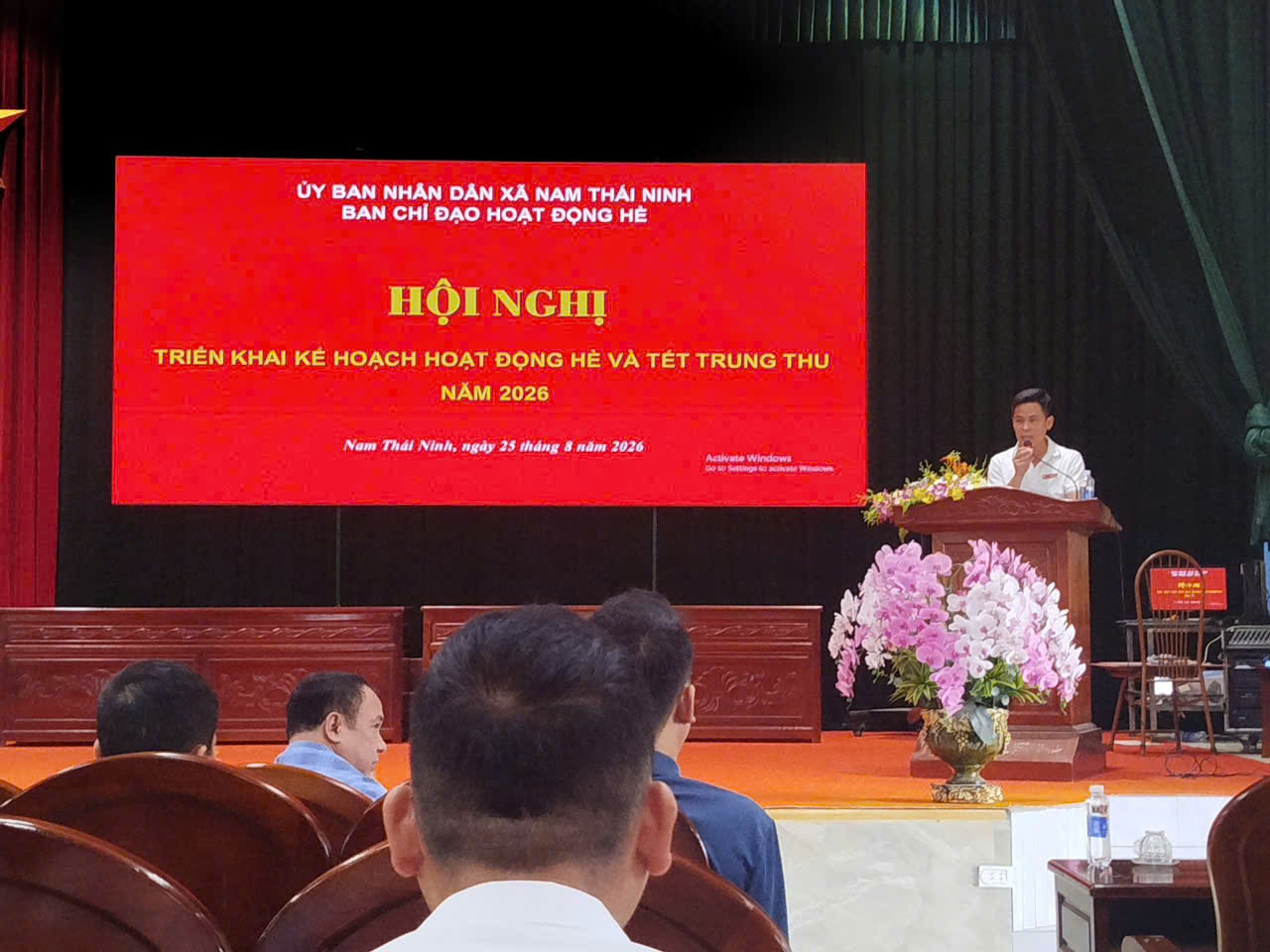 Xã Nam Thái Ninh triển khai kế hoạch hoạt động hè, Tết Trung thu và Giải bóng đá thiếu niên, nhi đồng năm 2026