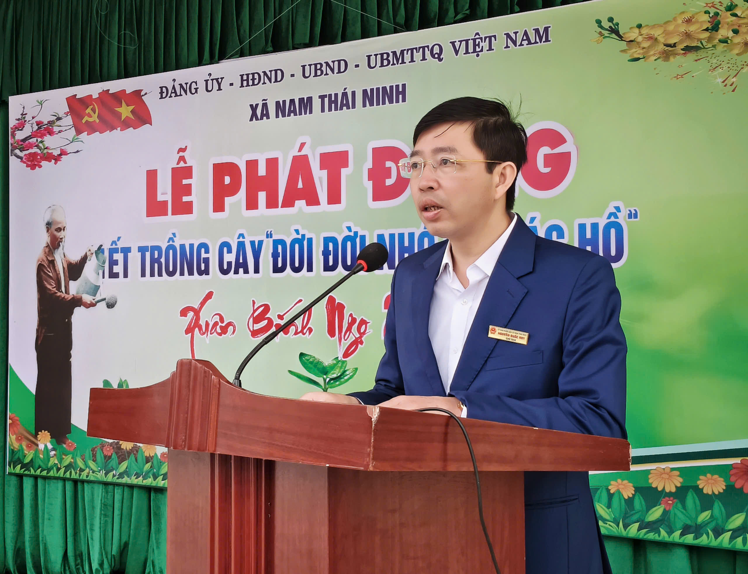 XÃ NAM THÁI NINH TỔ CHỨC LỄ PHÁT ĐỘNG TẾT TRỒNG CÂY “ĐỜI ĐỜI NHỚ ƠN BÁC HỒ” XUÂN BÍNH NGỌ 2026