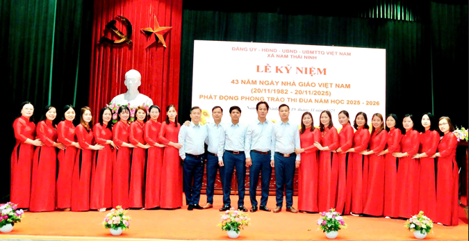 Trường TH & THCS Thái Thành sôi nổi các hoạt động thi đua chào mừng ngày nhà giáo việt nam 20/11/2025