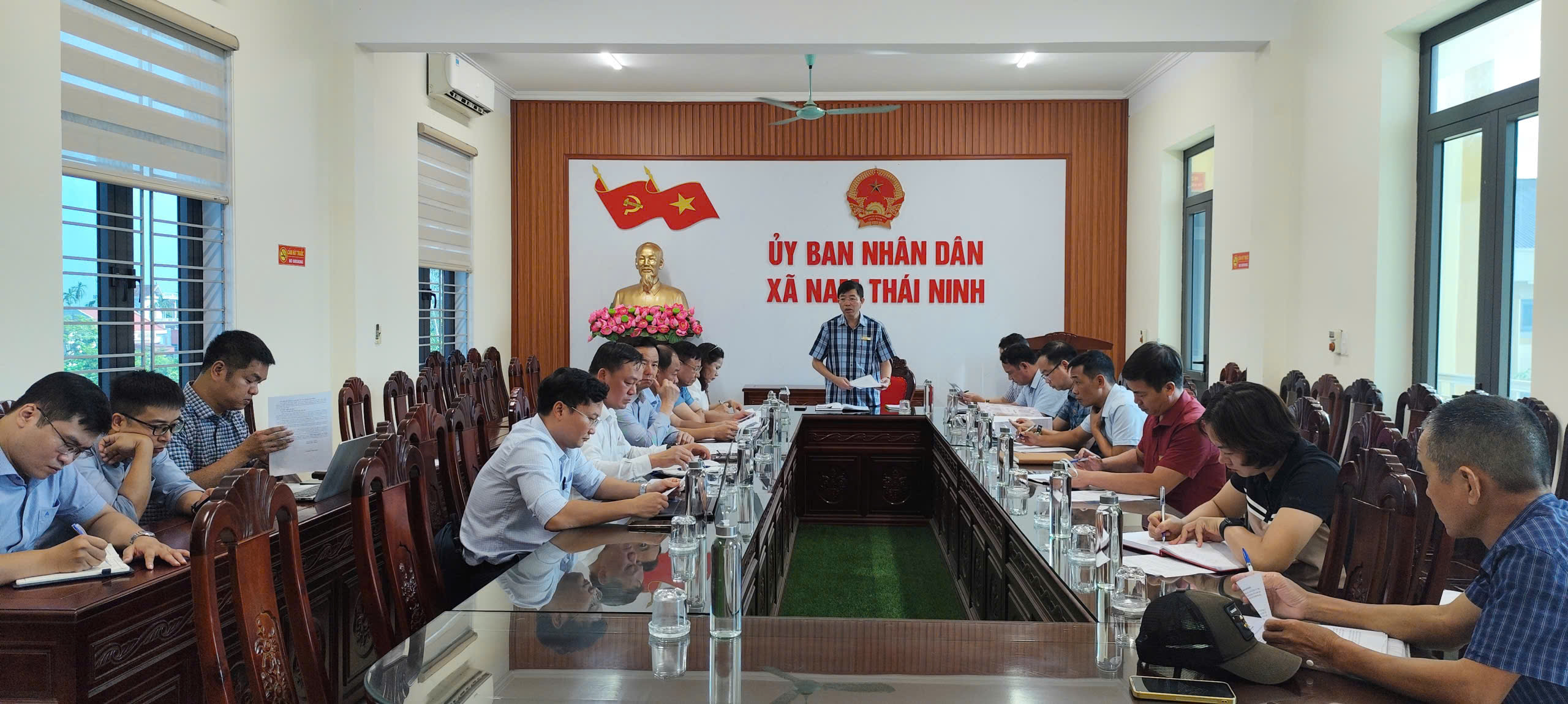 XÃ NAM THÁI NINH TẬP TRUNG THÁO GỠ VƯỚNG MẮC TRONG GIẢI PHÓNG MẶT BẰNG DỰ ÁN NHÀ MÁY AMONIAC